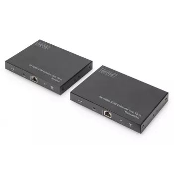 DIGITUS HDMI 2.0 HDMI KVM Extender Set – 70 m, USB 1.1, supporto touch panel
