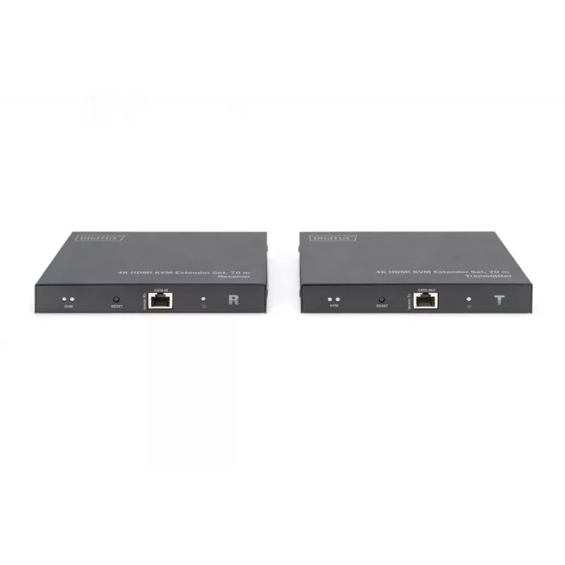 DIGITUS HDMI 2.0 HDMI KVM Extender Set – 70 m, USB 1.1, supporto touch panel