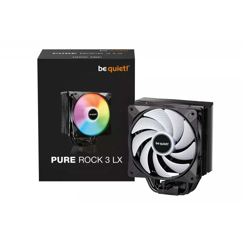 be quiet! Pure Rock 3 LX dissipatore CPU ad aria 12 cm nero 1 pz.
