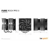 be quiet! Pure Rock Pro 3 dissipatore CPU ad aria 12 cm argento 1 pezzo