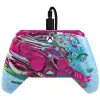 PDP REMATCH GLOW Advanced controller cablato Android Dreams, luminoso al buio, per Xbox Series X|S, Xbox One, PC, USB-C, cavo da 2,43 m, multicolore