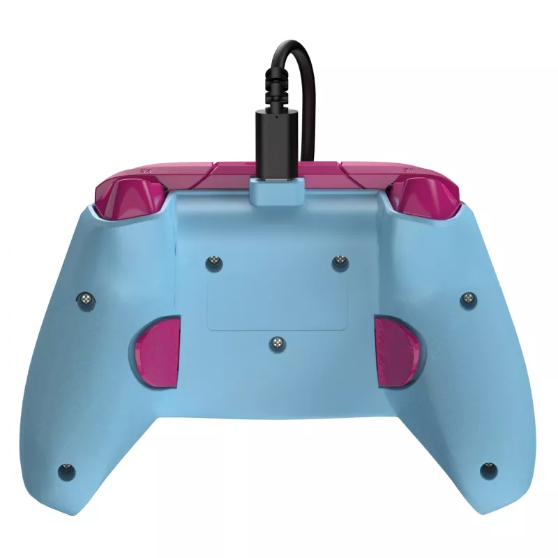 PDP REMATCH GLOW Advanced controller cablato Android Dreams, luminoso al buio, per Xbox Series X|S, Xbox One, PC, USB-C, cavo da 2,43 m, multicolore