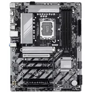 Scheda madre GIGABYTE B860 DS3H – supporta CPU Intel Core Ultra, VRM 8+1+2+2 fasi, fino a 9066 MHz DDR5, 1x PCIe 5.0 + 1x PCIe 4.0 M.2, LAN 2,5 GbE, USB 3.2 Gen 2x2