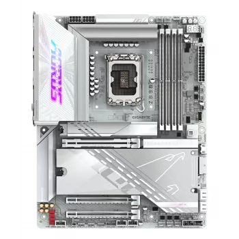Scheda madre GIGABYTE Z890 AORUS PRO ICE — Intel Z890, LGA 1851, ATX, DDR5, 4x DIMM, 4x M.2, LAN 2.5Gb, Wi‑Fi