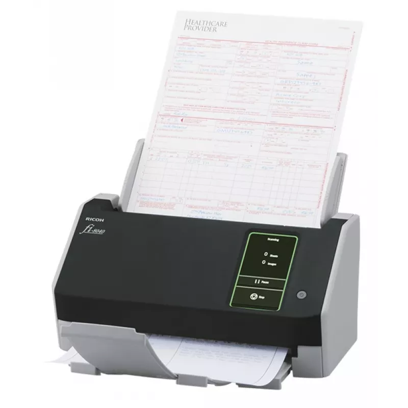 Ricoh fi-8040 scanner ADF + alimentazione manuale 600 x 600 DPI A4 nero, grigio