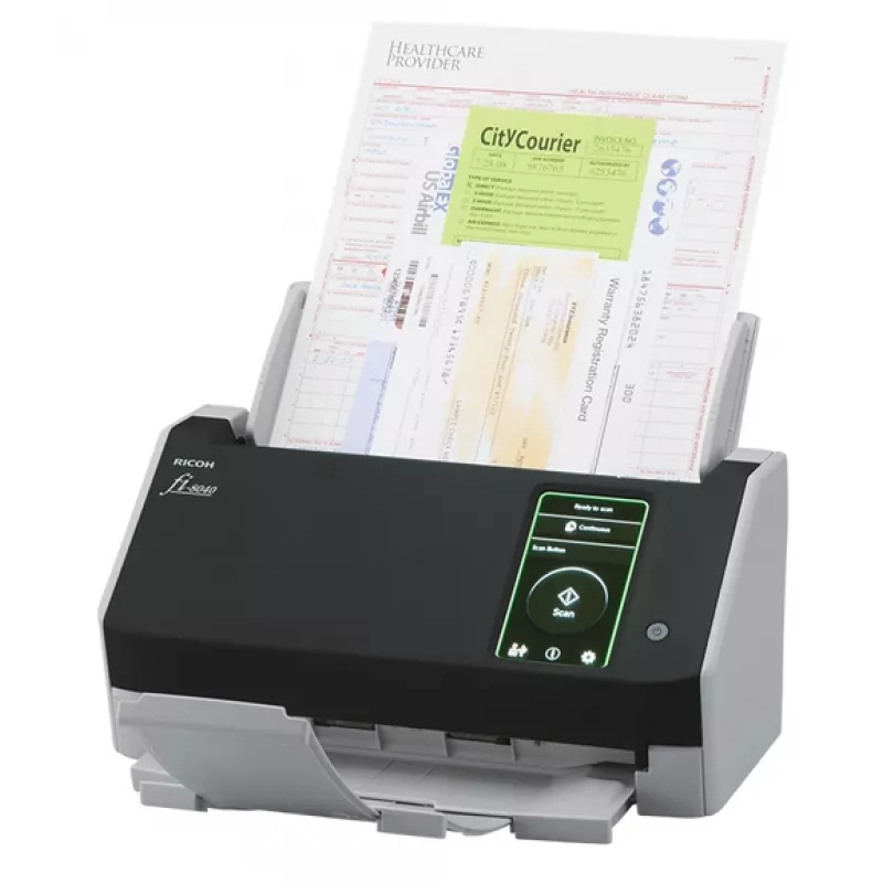 Ricoh fi-8040 scanner ADF + alimentazione manuale 600 x 600 DPI A4 nero, grigio