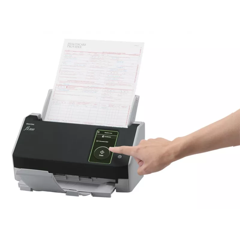 Ricoh fi-8040 scanner ADF + alimentazione manuale 600 x 600 DPI A4 nero, grigio