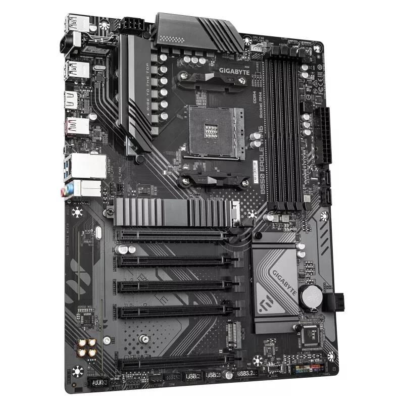 Scheda madre GIGABYTE B550 EAGLE WIFI6 ATX, AMD B550, Socket AM4, DDR4, 4x DIMM, 2x M.2, Wi‑Fi 6, Bluetooth 5.3