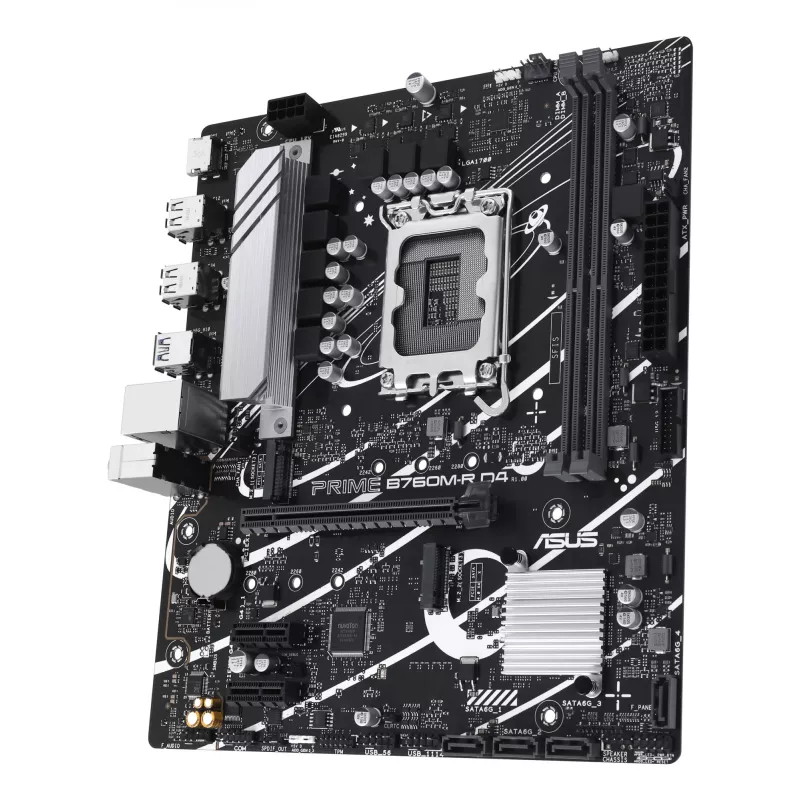 Scheda madre ASUS PRIME B760M-R D4 Intel B760 LGA 1700 micro ATX