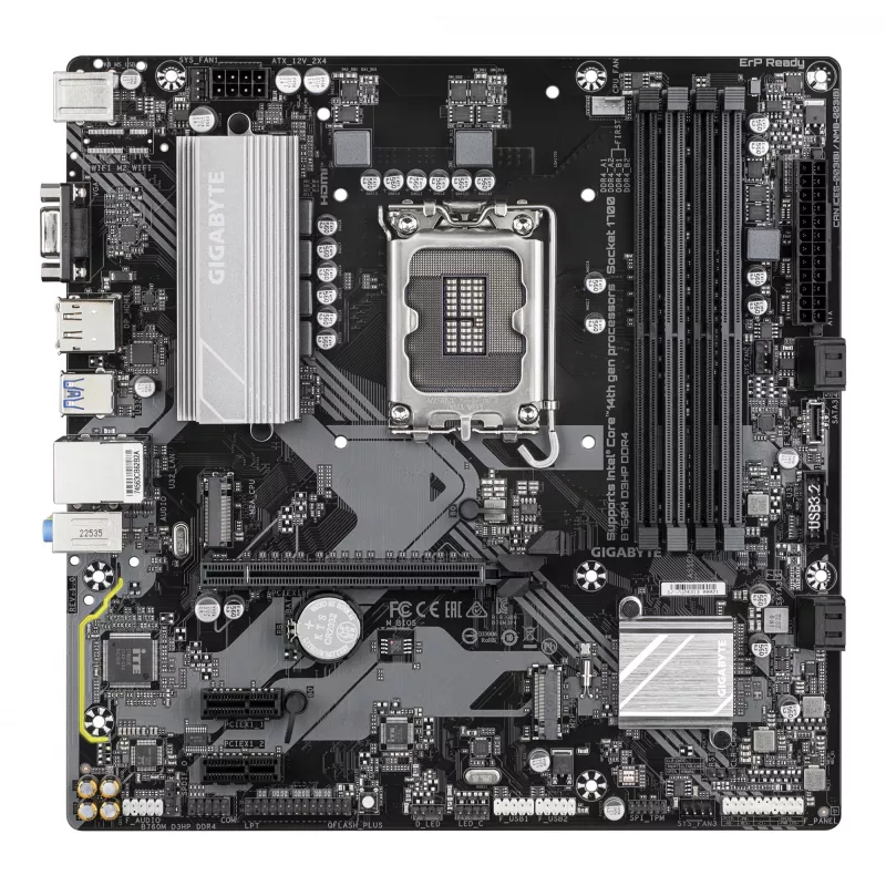 Scheda madre GIGABYTE B760M D3HP DDR4, Intel LGA 1700, Micro ATX