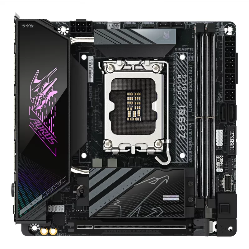 Scheda madre GIGABYTE Z890I AORUS ULTRA, chipset Intel, LGA 1851, Mini ITX
