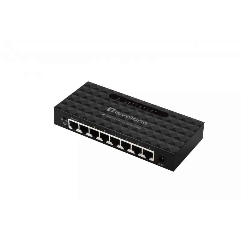 LevelOne GEU-0821 Switch di rete gestito Gigabit Ethernet (10/100/1000)