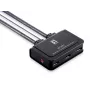LevelOne Switch KVM 2 porte USB HDMI con cavo, 1920 x 1200 Pixel, nero, grigio
