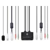LevelOne Switch KVM 2 porte USB HDMI con cavo, 1920 x 1200 Pixel, nero, grigio