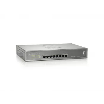 LevelOne Switch Gigabit PoE 8 porte, 802.3at/af PoE, 123,2 W