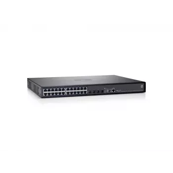 Switch Gigabit Ethernet L3 managed stackable LevelOne 26 porte, 4 porte SFP/RJ45 combo, 2 slot per moduli 10 Gigabit