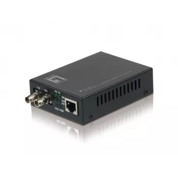 Convertitore di media Fast Ethernet LevelOne da RJ45 a ST, fibra multimodale, 2 km