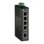 Switch unmanaged LevelOne 5 porte Fast Ethernet industriale