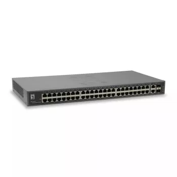 Switch Fast Ethernet LevelOne 50 porte, 2 x Gigabit SFP/RJ45 combo
