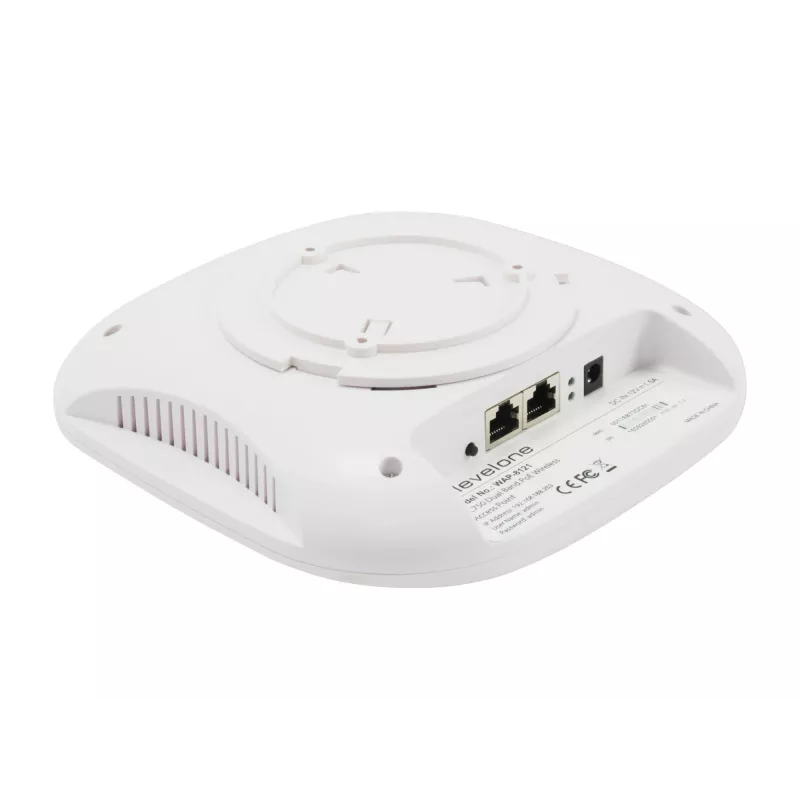 Access point wireless PoE dual band AC750 LevelOne, montaggio a soffitto, gestito da controller