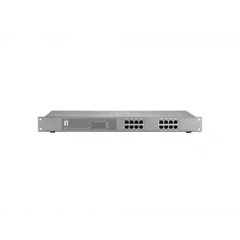 LevelOne switch Fast Ethernet PoE 16 porte, 802.3at/af PoE, 120W