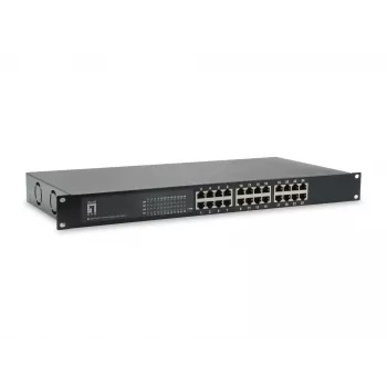 LevelOne switch Gigabit PoE 24 porte, 802.3at/af PoE, 630W
