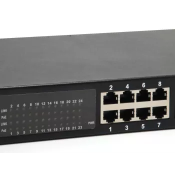LevelOne switch Gigabit PoE 24 porte, 802.3at/af PoE, 630W