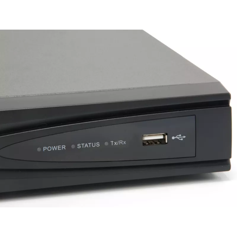 Videoregistratore di rete PoE 4 canali LevelOne GEMINI, 4 uscite PoE, H.265