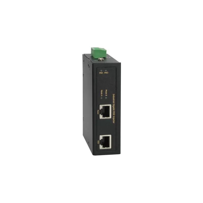 LevelOne iniettore PoE Gigabit industriale, 36W, 802.3at/af PoE