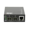 Switch convertitore di media Gigabit LevelOne da RJ45 a SFP, 2 x SFP, 1 x RJ45