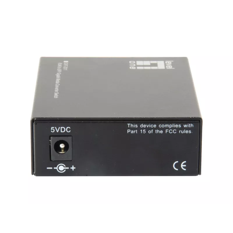 Switch convertitore di media Gigabit LevelOne da RJ45 a SFP, 2 x SFP, 1 x RJ45