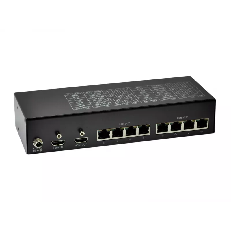 LevelOne trasmettitore HDMI su Cat.5, 300 m, 8 uscite canali