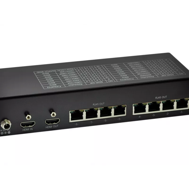 LevelOne trasmettitore HDMI su Cat.5, 300 m, 8 uscite canali
