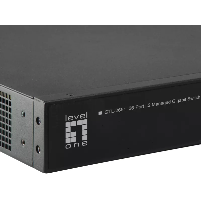 Switch LevelOne KILBY 26 porte L2 gestito Gigabit, 2 x 10GbE SFP+