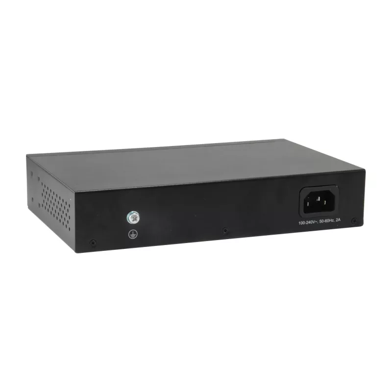 Switch PoE Gigabit Web Smart LevelOne 10 porte, 8 uscite PoE, 2 x Gigabit SFP, 70W