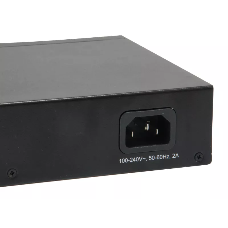 Switch PoE Gigabit Web Smart LevelOne 10 porte, 8 uscite PoE, 2 x Gigabit SFP, 70W