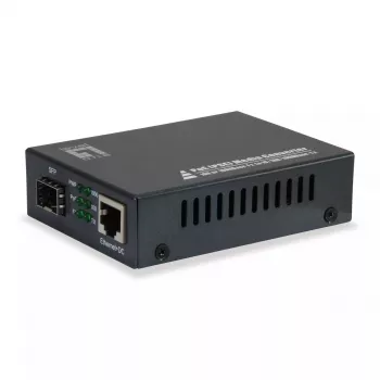 Convertitore di media LevelOne RJ45 su SFP Gigabit, PoE PSE