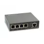 Switch PoE Gigabit LevelOne 5 porte, 802.3at/af PoE, 4 uscite PoE, 60W