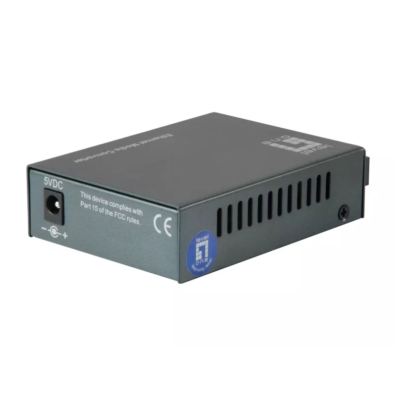 Convertitore di media LevelOne RJ45 su SC Fast Ethernet, fibra multimodale, 1310 nm, 2 km