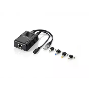 Splitter PoE Fast Ethernet LevelOne, 802.3af PoE, uscita 5-12V DC