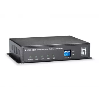 Convertitore di media di rete LevelOne VDS-1201 100 Mbit/s nero