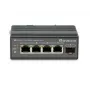 Switch di rete LevelOne IGU-0501 Gigabit Ethernet PoE nero