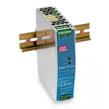 Alimentatore industriale LevelOne 24V DC, 75W, montaggio su guida DIN, -20 ~ +70 ℃