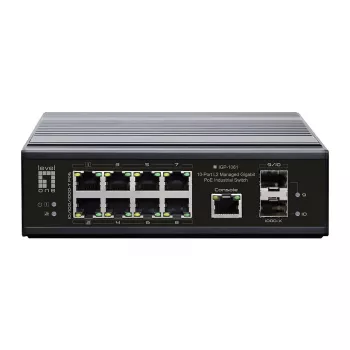 Switch di rete LevelOne IGP-1061 gestito L2 Gigabit Ethernet (10/100/1000) Power over Ethernet (PoE) nero