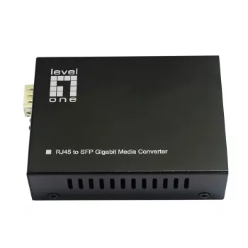 Convertitore di media LevelOne RJ45 a SFP Gigabit, 802.3bt 90W PoE PSE