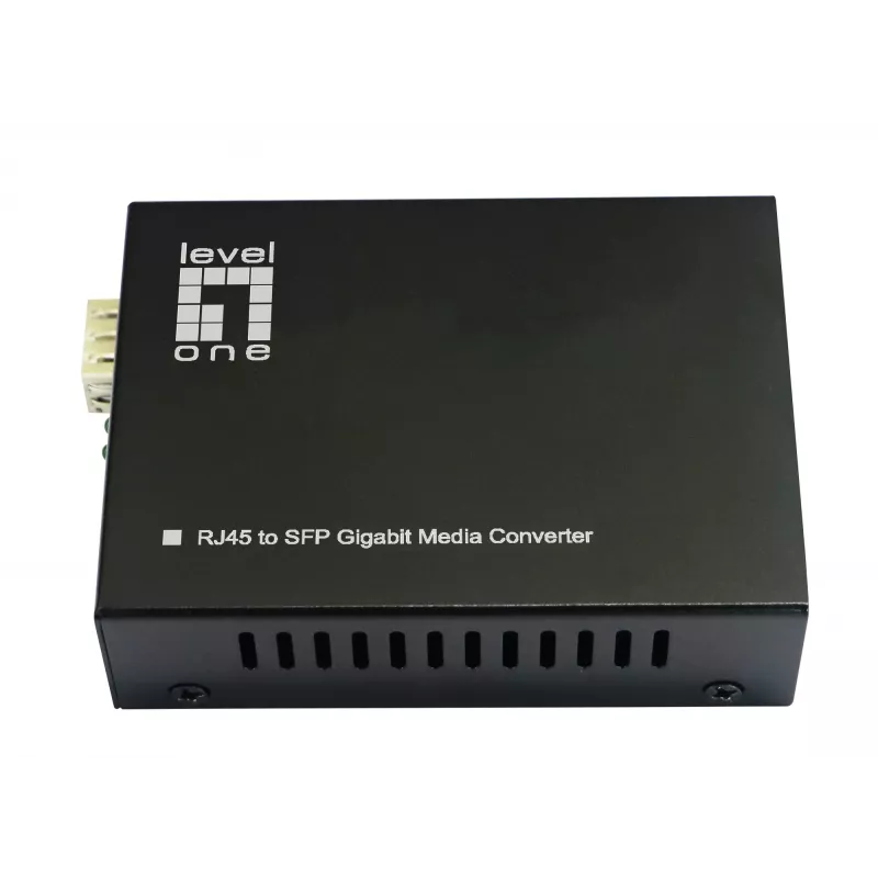 Convertitore di media LevelOne RJ45 a SFP Gigabit, 802.3bt 90W PoE PSE
