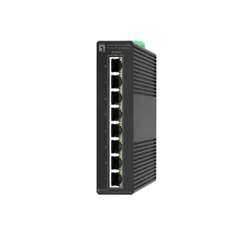 Switch gestito LevelOne Hilbert 8 porte industriale Gigabit PoE Smart Lite
