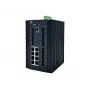 Switch industriale LevelOne 20 porte L2 Plus gestito, 8 x 1GbE RJ45, 8 x 1GbE SFP, 4 x 1/2.5GbE SFP, guida DIN, da -40 °C a 80 °C