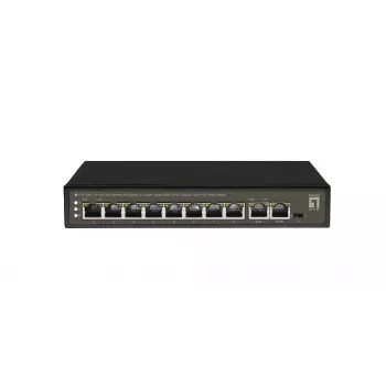 LevelOne FGP-1031 switch di rete non gestito Gigabit Ethernet (10/100/1000) Power over Ethernet (PoE) nero