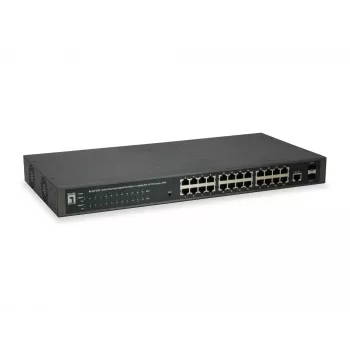 LevelOne GEP-2652 switch di rete gestito L2 Gigabit Ethernet (10/100/1000) Power over Ethernet (PoE) grigio